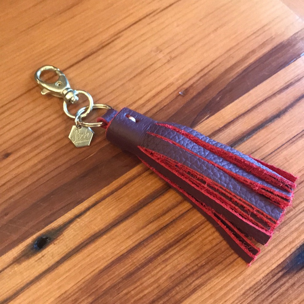 Sseko leather tassel-brand new!